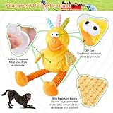 Yzmewael Hundespielzeug Welpenspielzeug Quietschspielzeug für Hunde, Kuscheltier Kauspielzeug Spielzeug Hund, Hundespielzeug Plüsch Unzerstörbar für Große Kleine Hund und Welpen - 3