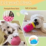 Sundrawy Kleine Hundespielzeuge Quietschen Ausgestopftes Plüsch Kuscheliges Welpenspielzeug Interaktive Spielbälle Schleppseile zum Kauen und Zahnen Auswahl an Haustierspielzeug Geschenkpaketen - 2