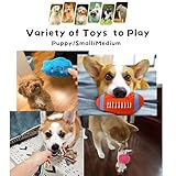 Sundrawy Kleine Hundespielzeuge Quietschen Ausgestopftes Plüsch Kuscheliges Welpenspielzeug Interaktive Spielbälle Schleppseile zum Kauen und Zahnen Auswahl an Haustierspielzeug Geschenkpaketen - 4
