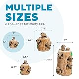 Outward Hound Hide-A-Squirrel Puzzle – Plüsch-Hundespielzeug mit Eichhörnchen, S, braun, 31001 - 6