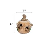 Outward Hound Hide-A-Squirrel Puzzle – Plüsch-Hundespielzeug mit Eichhörnchen, S, braun, 31001 - 8