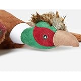 Rosewood Joules Quietschendes weiches Plüsch-Fasan, interaktives Trainingsspielzeug für Hunde, 46 x 36 cm - 5