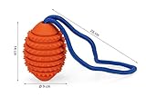 Karlie Ruffus Vollgummi Aqua Football L: 41 cm ø: 13 cm orange - 7
