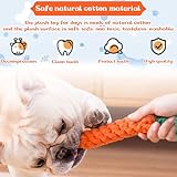 AWYY 2 Stück Karotte Hundespielzeug, Puppy Karotte Seil Spielzeug Geflochtene, Kauspielzeug für Welpen, Hunespielzeug aus Geflochtenem Seil, Hundespielzeug für Kleine Mittelgroße Welpen, Zeaying96 - 5