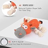 IOKHEIRA Hundespielzeug, Kuscheltier Hund,Quietschende Hundespielzeuge mit Knitterpapier,Gefüllte Hundespielzeug für Große Mittlere und Kleine Hunde - 2