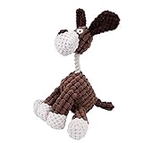 EACHPT Hundespielzeug, Hundespielzeug UnzerstöRbar, Hundespielzeug Quitschend, mit Quietschern, beißfest, Haustier-Hundekauartikel, kuschelig weich, für kleine und mittelgroße Hunde - 3
