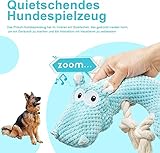 YIFRHYO Hundespielzeug große Hunde Tauziehen plüschtiere für Hunde,hundespielzeug quietschendes und unzerstörbar,Interaktives Kauspielzeug für Große Kleine Und Mittel Welpen Hunde - 3