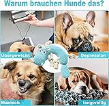 YIFRHYO Hundespielzeug große Hunde Tauziehen plüschtiere für Hunde,hundespielzeug quietschendes und unzerstörbar,Interaktives Kauspielzeug für Große Kleine Und Mittel Welpen Hunde - 6