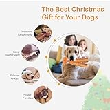 CPYOSN Hunde-Quietschspielzeug Krake, kein stopfendes Crinkle-Plüsch-Hundespielzeug für das von Welpen, langlebiges interaktives Hundekauspielzeug für das Kleiner und mittlerer Hunde (Blau+Orange) - 6