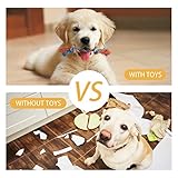 Toozey Hundespielzeug kleine Hunde – 7 Stück Welpenspielzeug kleine welpen – Langlebiges Kauspielzeug und Quietschspielzeug Intelligenz – Naturbaumwolle & Ungiftig - 4