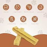 Wildfang® Kaustab aus Hartkäse für Deinen Vierbeiner I Hundespielzeug Käse Kauknochen – Kauspielzeug – Zahnpflege & Kaumuskel Training I Langlebiger & natürlicher Kaustab für Deinen Hund - 4
