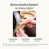 ChronoBalance® Geweih Kaustange M (halbiert) für Hunde, 100% Hirschgeweih als langanhaltendes Hundespielzeug, Hundeleckerli, Zahnpflege, Kauknochen, Kaugeweih, Hundeknochen, aus Abwurfstangen - 5