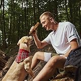 Wildfang® Olivenholz Kauholz für Hunde | Holzknochen Olivenholz | natürliches Kauspielzeug aus Olivenholz für Hunde | Zahnpflege | langlebiges Spielzeug für Hunde – L (221-450g) für Hunde ab 25 kg - 10