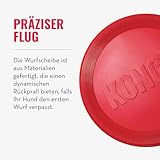KONG – Flyer – Robustes Hundefrisbee aus Naturkautschuk – Für Große Hunde - 7
