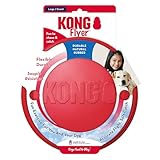 KONG – Flyer – Robustes Hundefrisbee aus Naturkautschuk – Für Große Hunde - 9