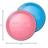 KONG – Puppy Flyer – Kautschuk zur Zahnungshilfe, Hundefrisbee (Farbvar.) – Für Kleine Welpen - 5